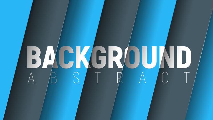 标题矢量抽象背景与黑色和蓝色悬停层几何线条装饰