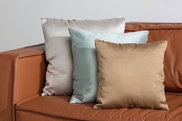 舒适舒适的坐垫面料模型水平材料纺织品