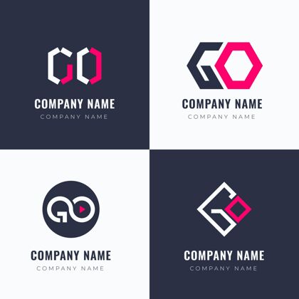 企业标识平面设计去标志模板标志企业公司标志