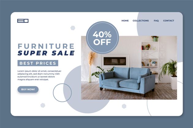 优惠平面家具销售登录页促销价格购买