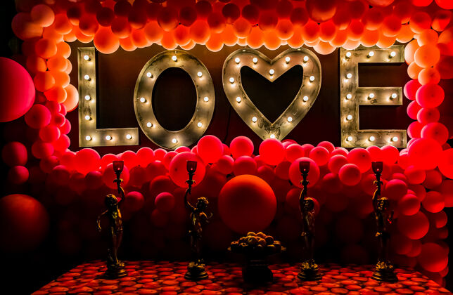 惊喜情人节餐厅的浪漫主题室内装饰仙女餐厅室内