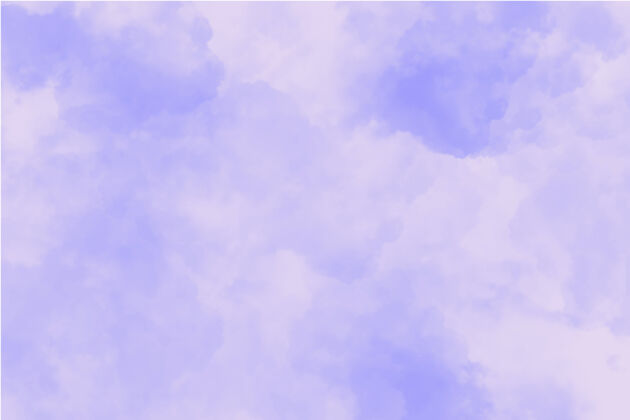 紫色云紫色背景水彩多云背景