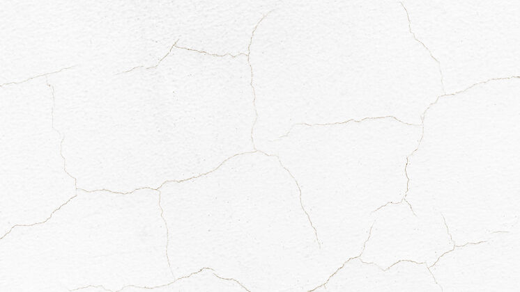 简单白色裂纹墙纹理背景空白表面背景