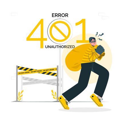 托管401错误？概念图安全互联网浏览器