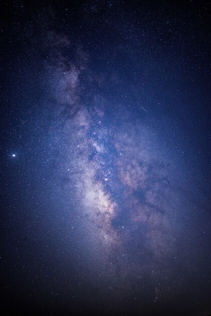 天文学蓝白色的星空宇宙夜晚外太空