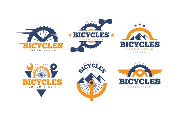 标志平板自行车标志系列标志分类收集