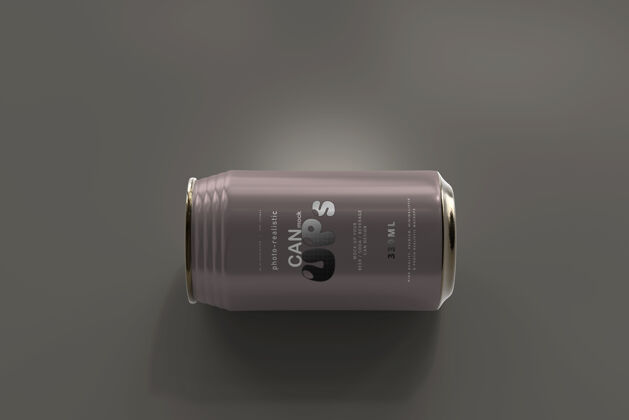 光泽金属330ml标准苏打水罐模型茶苏打水啤酒