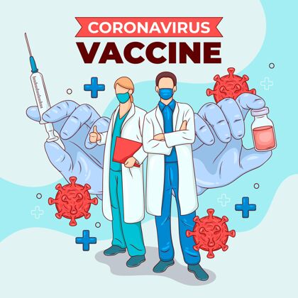 冠状病毒创意冠状病毒疫苗说明疾病照明疫苗