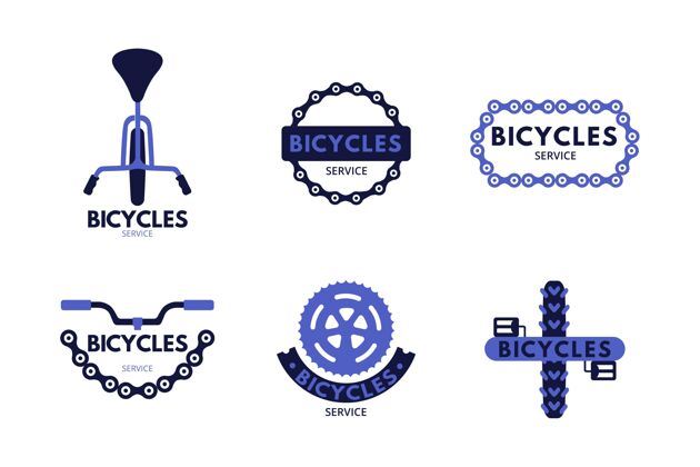 品牌平板自行车标志收集模板收集自行车标志身份
