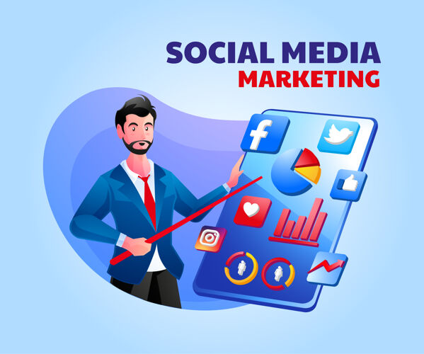 商务社交媒体营销策略分析概念信息社交社区