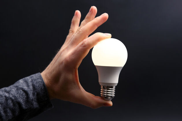 环保包括led新灯在人的手现代手持照明