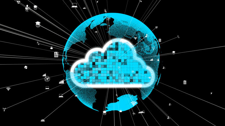 网络未来创新的云计算和数据存储技术无线互联网数据