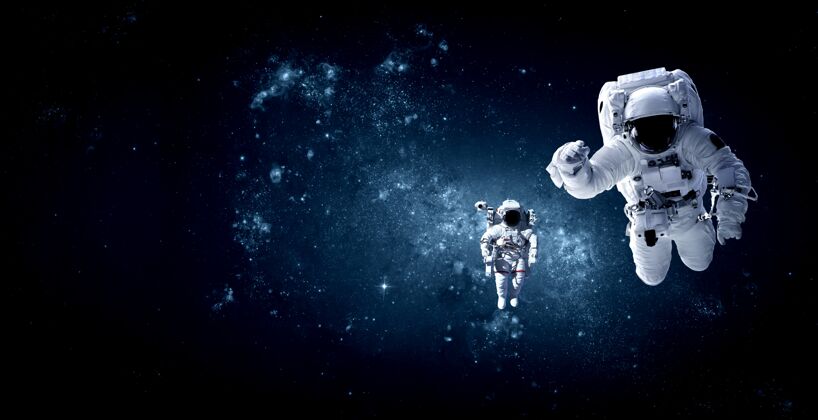 宇宙飞船宇航员宇航员在为空间站工作时进行太空行走地球浮子科学