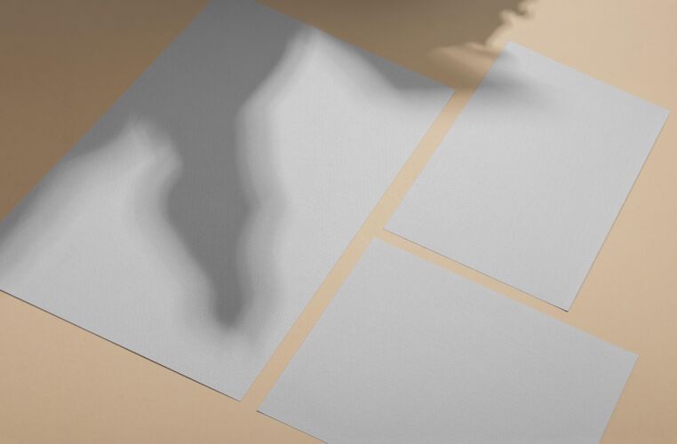 阴影模型手册阴影覆盖顶视图小册子俯视图海报