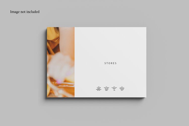 杂志景观杂志封面模型设计三维小册子小册子