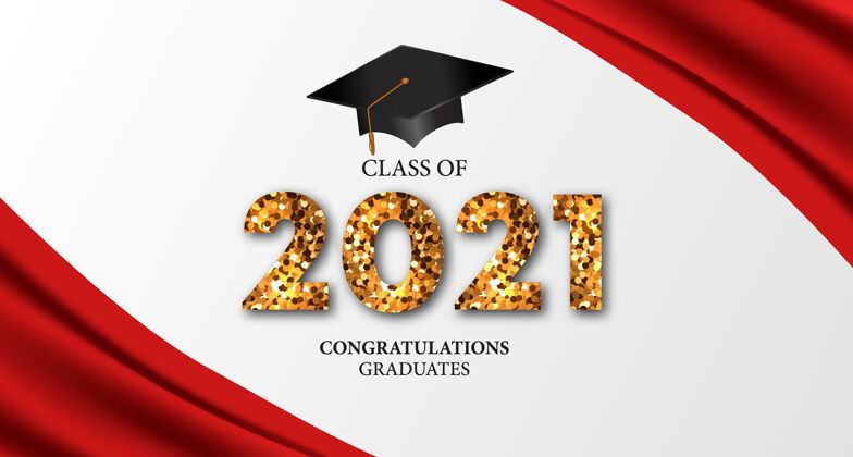 年份2021年庆祝班祝贺你毕业秋天教育毕业