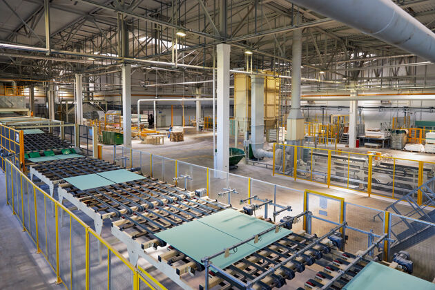 生产建筑石膏板生产线用于建筑材料的生产厂房制造灰泥材料