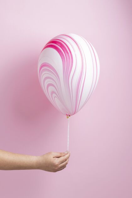 节日抽象粉色节日气球生日构图分类