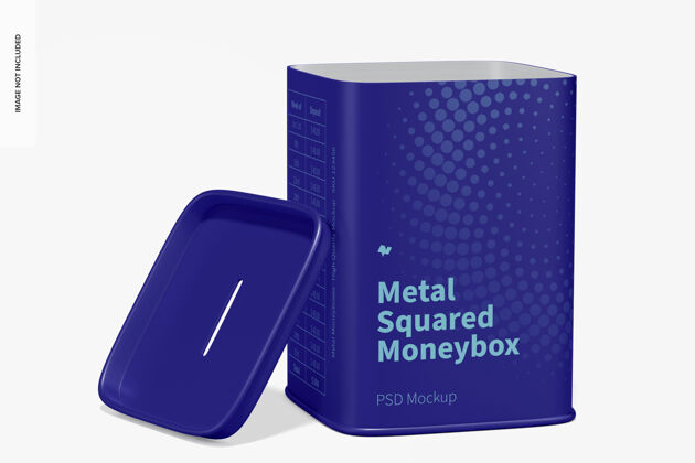 钱金属方形钱箱模型 打开了银行模型金属