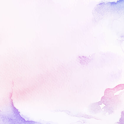 水彩紫色和粉色水彩风格的背景绘画底纹抽象