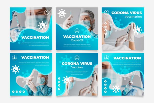 大流行梯度疫苗instagram贴子集照片感染疾病收集