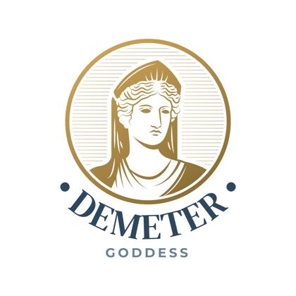 详细信息详细的女神标志与黄金元素女神品牌企业