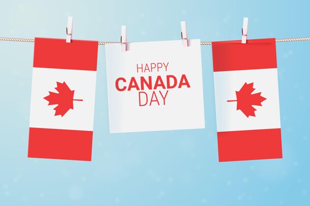 加拿大日现实加拿大日插图活动庆祝节日