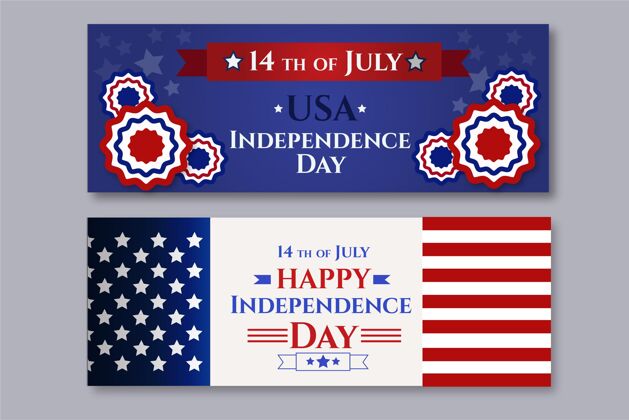 美国七月四日-独立日横幅布景独立日7月4日庆典