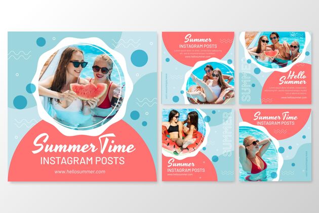包装平淡夏日instagram贴集附照片收藏社交媒体发布分类