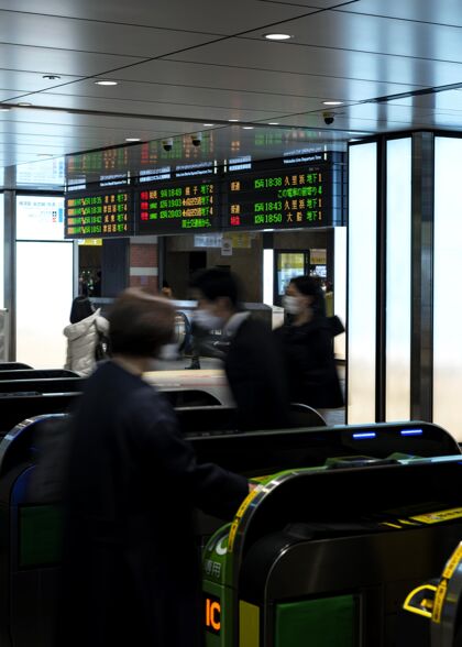 地铁日本地铁系统乘客信息显示屏城市日本城市交通