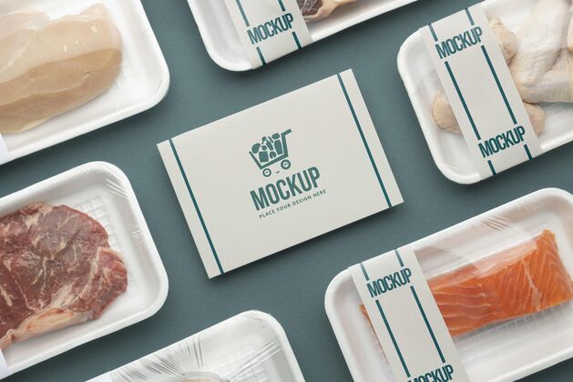 饮食带模拟卡的冷冻食品安排安排标签成分