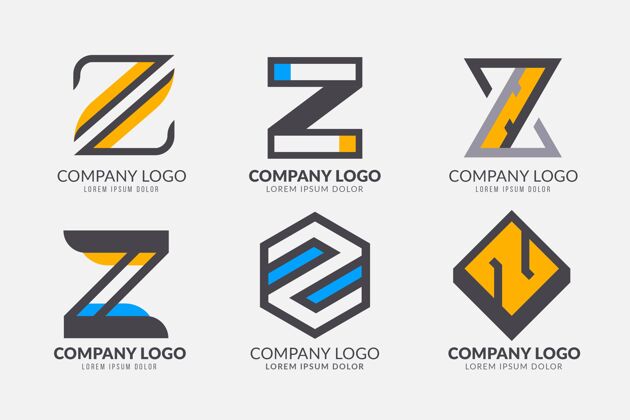 企业标识平面#z字母标志系列公司标志标识