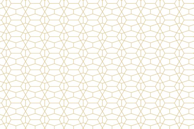 多边形白色 金色几何图案几何形状抽象形状现代