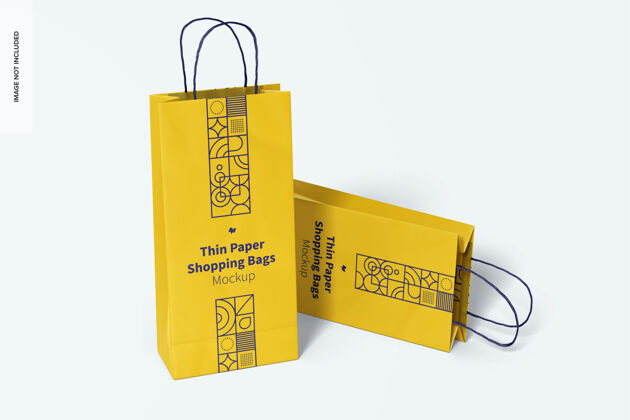 袋模型薄纸购物袋模型 透视模型购物袋包装