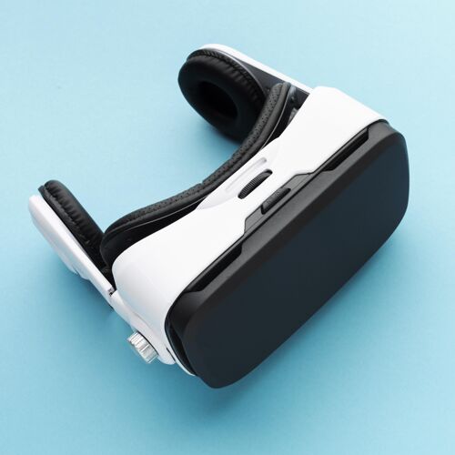 模拟顶视图虚拟现实耳机虚拟现实耳机虚拟现实虚拟现实眼镜