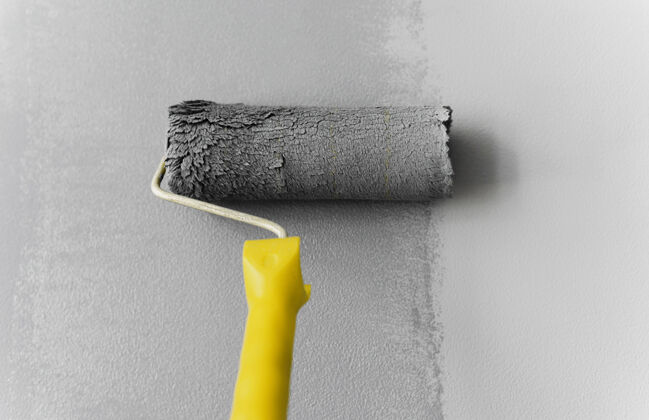 水平滚涂墙灰颜色室内设计工具重新装修
