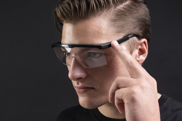 视觉智能眼镜科技的未来头像正式眼镜
