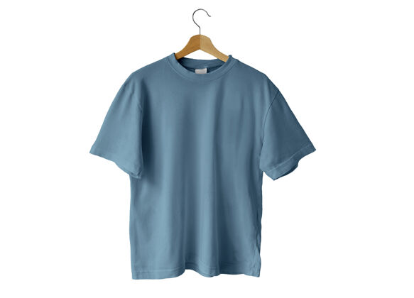 纹理蓝色t恤T恤标签营销