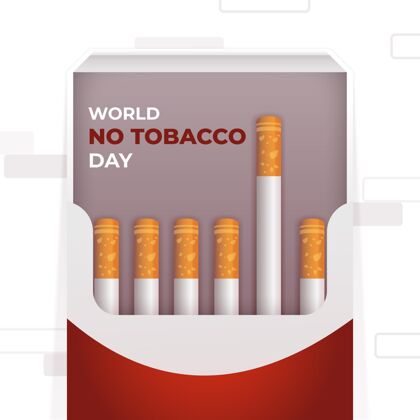健康问题梯度世界无烟日插画烟草世界无烟日吸烟