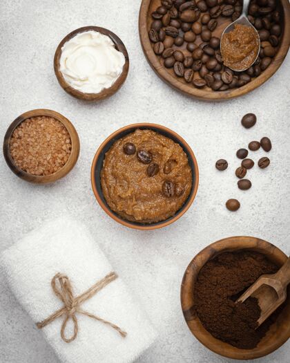治疗上图：咖啡豆自制药方配料放松保健