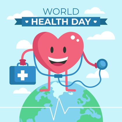 健康世界卫生日插图医疗全球国际