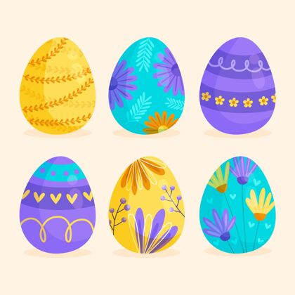 复活节彩蛋收藏手绘复活节彩蛋系列复活节彩蛋庆祝教