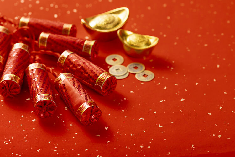 元素中国新年元素庆典新年背景中国