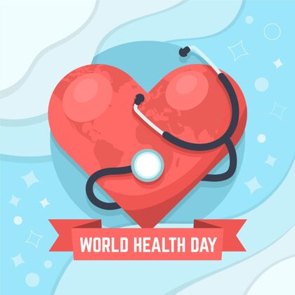 平板世界卫生日插图世界卫生日医疗保健心脏