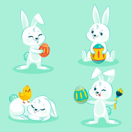 复活节复活节兔子系列教纪念收集