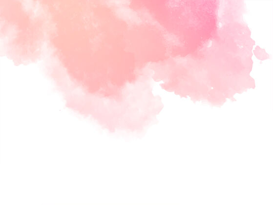 画笔装饰柔和的粉红色水彩纹理背景背景粉色飞溅