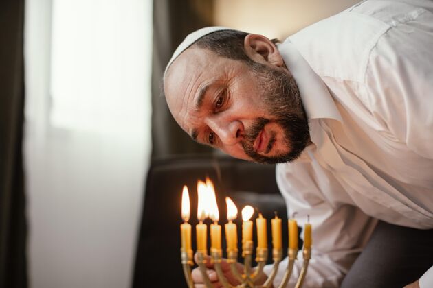 精神犹太人庆祝圣日沉默信仰信任