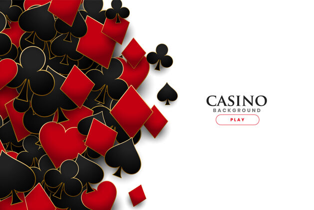 甲板赌场扑克牌符号现实背景赌场拉斯维加斯图形