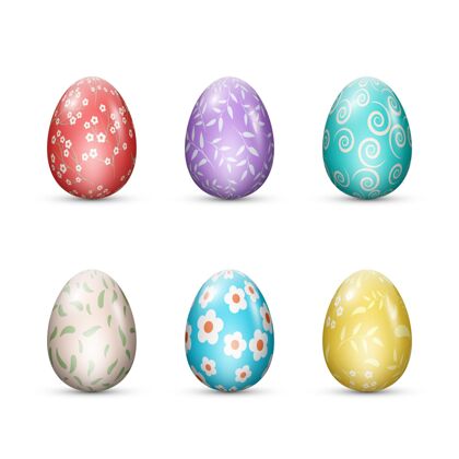 包装复活节不同的彩蛋传统庆祝教