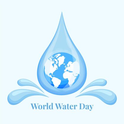 世界水日世界水日节日主题概念